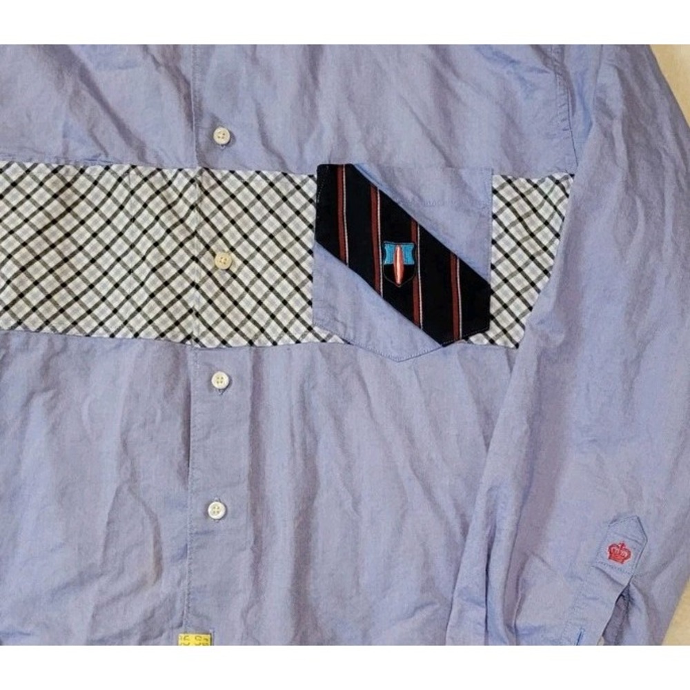 ROBERT GRAHAM FLIP CUFF MENS COTTON BUTTON DOWN SIZE XL - Picture 3 of 10